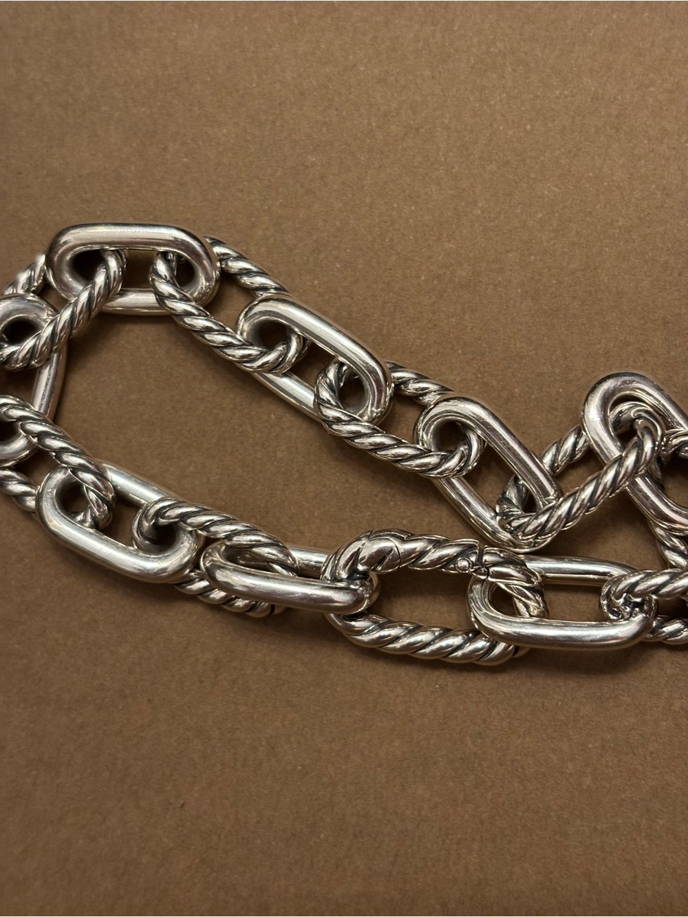 David Yurman Sterling Silver Madison Chain Bracelet updated with DY stamp photo - Picture 5 of 13